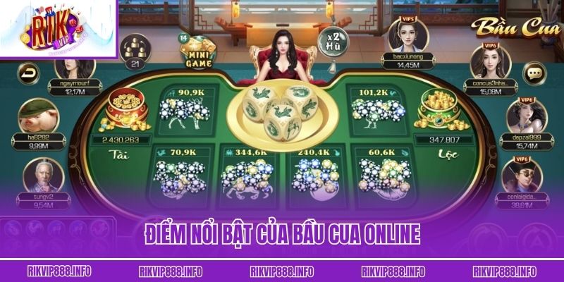 Bầu Cua Online – Chơi Nhanh, Thắng Lớn, Trải Nghiệm Cao Cấp Điểm nổi bật của bầu cua online