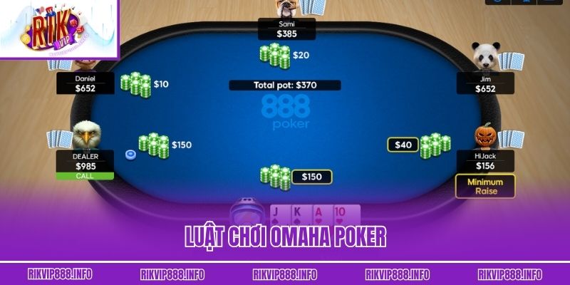 Luật chơi Omaha Poker
